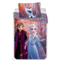 JERRY FABRICS Pamučna dječja posteljina Frozen "Sister Purple" 140x200 cm, ljubičasta